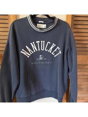 Abercrombie & Fitch navy blue Nantucket sweatshirt